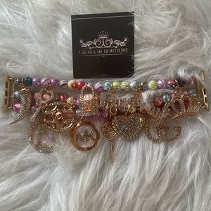 Bling. Me. Out. Junkie Apple Watch band